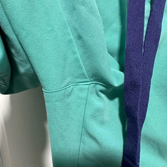 Figs Zamora Teal Green Jogger Pants with Navy Drawstring Size XXS - Picture 6 of 10